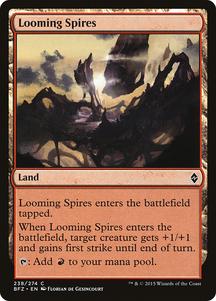 Image of Looming Spires (BFZ-238) - Battle for Zendikar Foil
