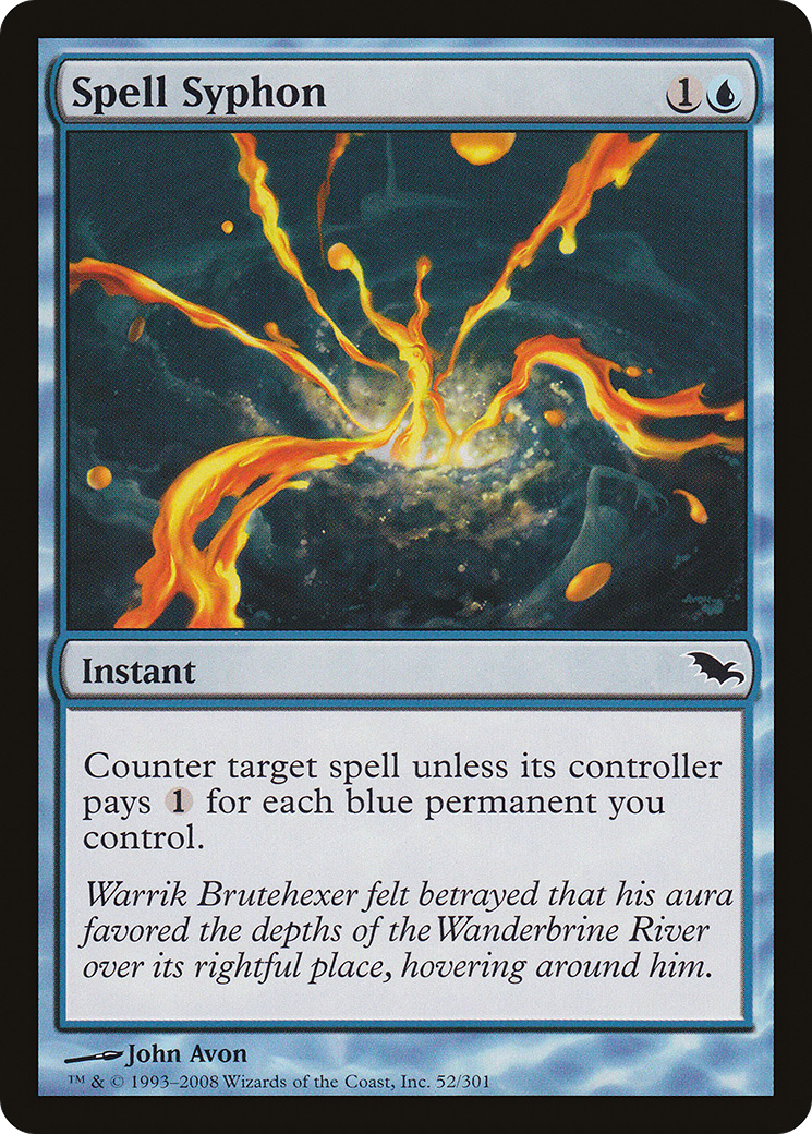 Image of Spell Syphon (SHM-052) - Shadowmoor Foil