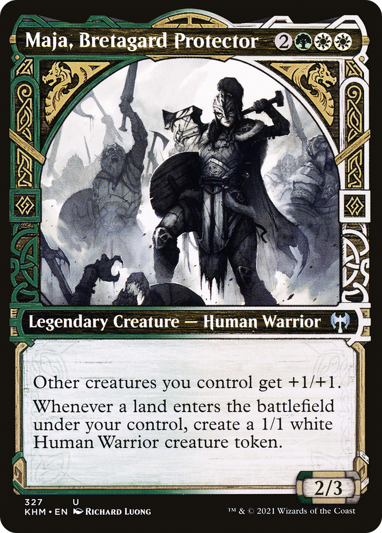 Image of Maja, Bretagard Protector (Showcase) (KHM-327) - Kaldheim: (Showcase)