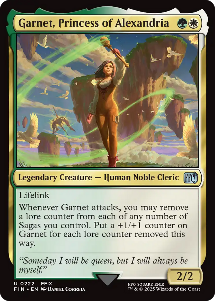 Image of Garnet, Princess of Alexandria (FIN-222) - FINAL FANTASY Foil