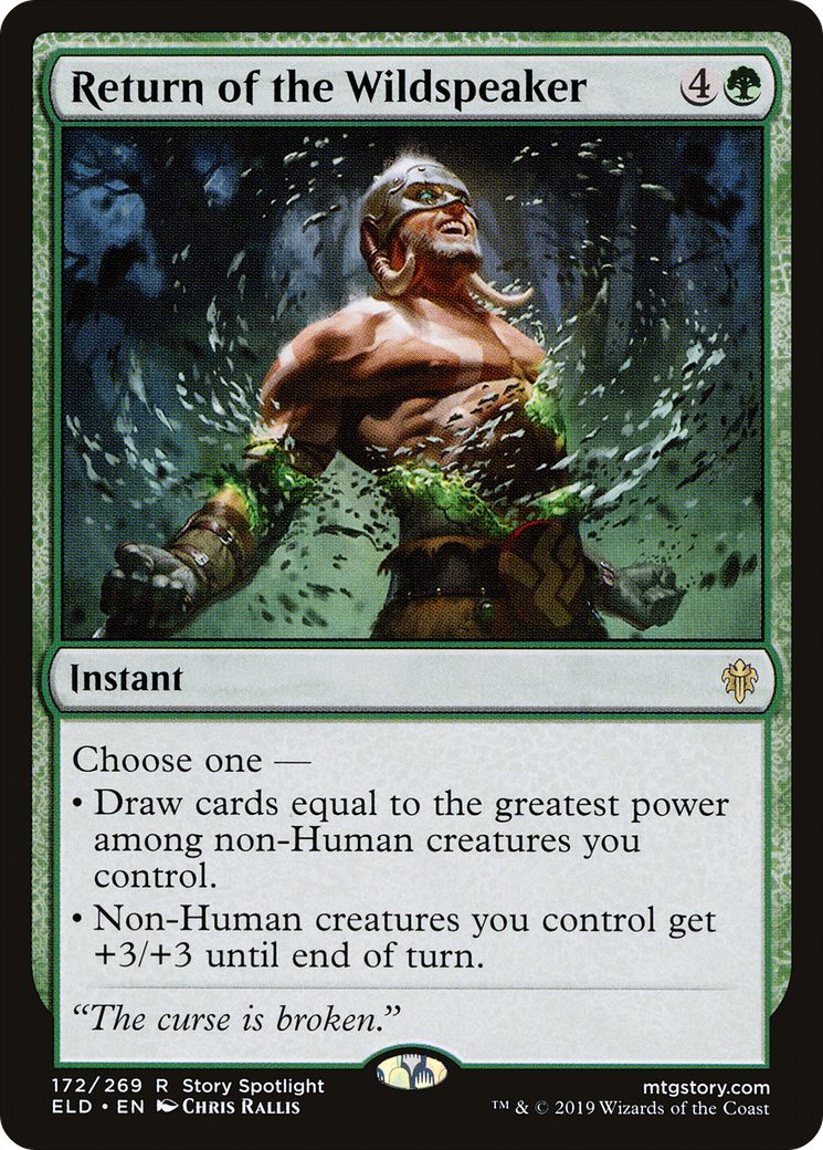 Image of Return of the Wildspeaker (ELD-172) - Throne of Eldraine