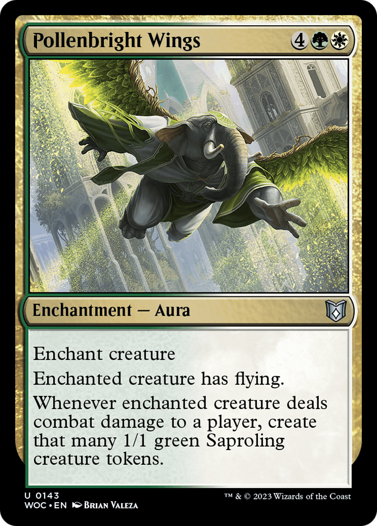 Image of Pollenbright Wings (WOC-143) - Wilds of Eldraine Commander