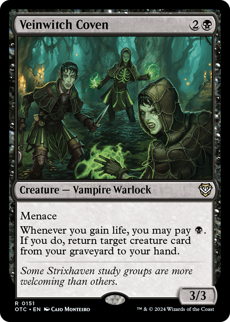 Image of Veinwitch Coven (OTC-151) - Outlaws of Thunder Junction Commander