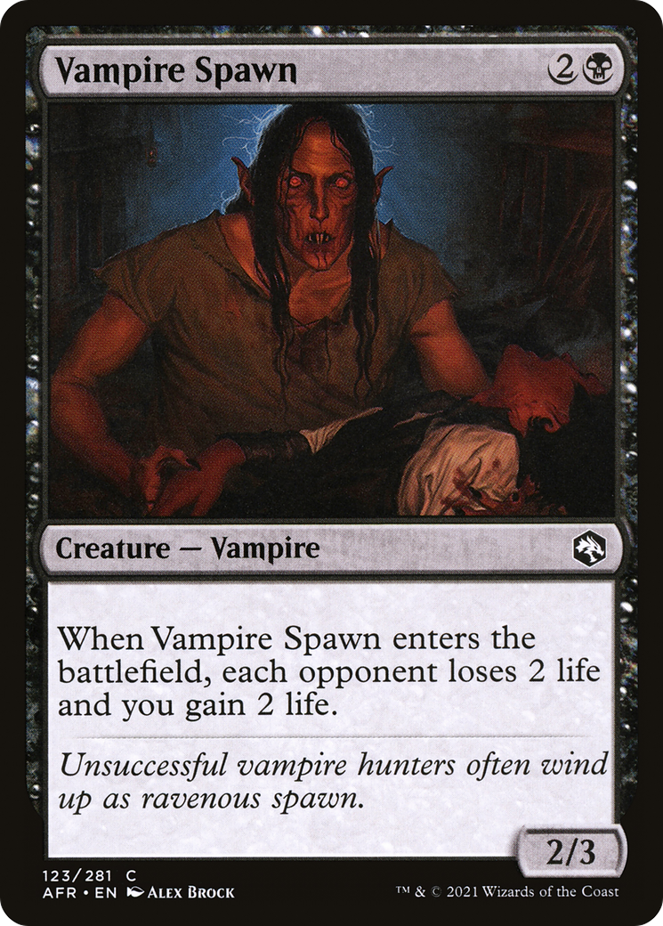 Image of Vampire Spawn (AFR-123) - Adventures in the Forgotten Realms Foil
