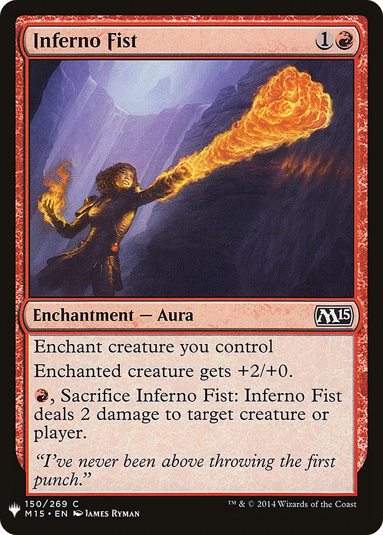 Image of Inferno Fist (LIST-M15-150) - The List