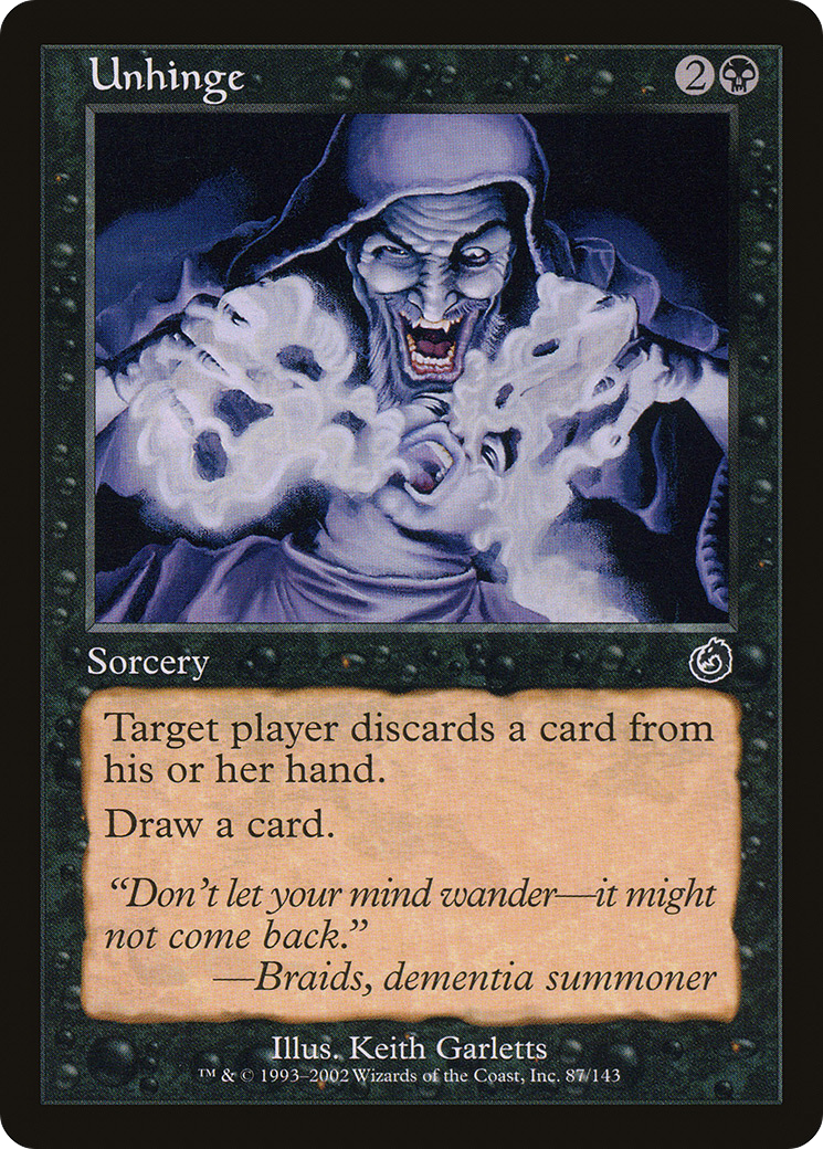 Image of Unhinge (TOR-087) - Torment Foil