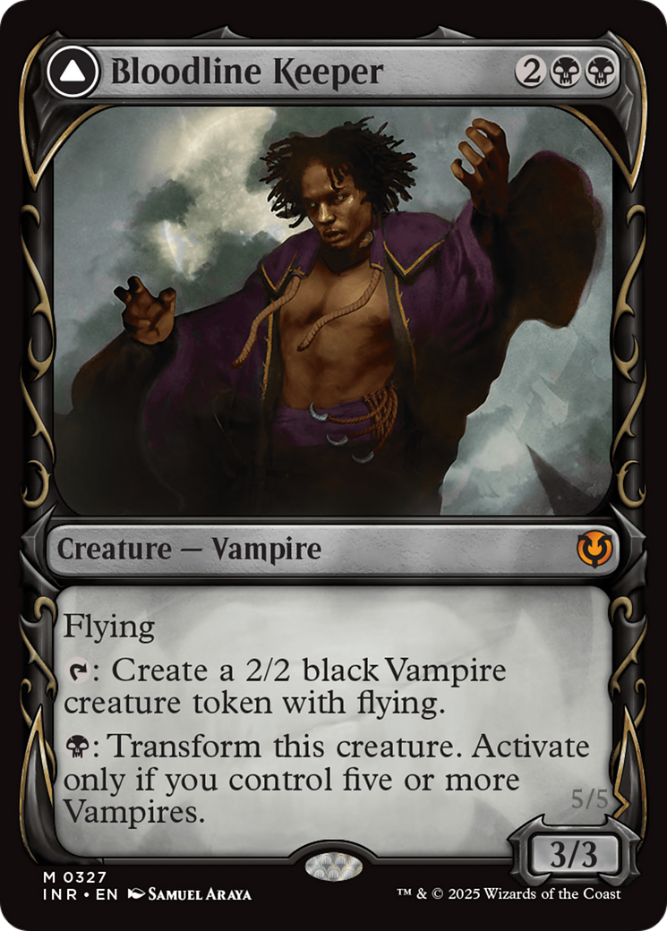 Image of Bloodline Keeper (Showcase) (INR-327) - Innistrad Remastered: (Showcase) Foil