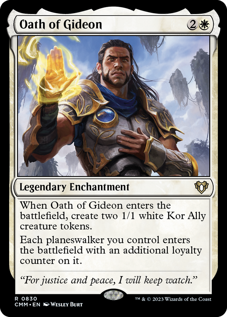 Image of Oath of Gideon (CMM-830) - Commander Masters