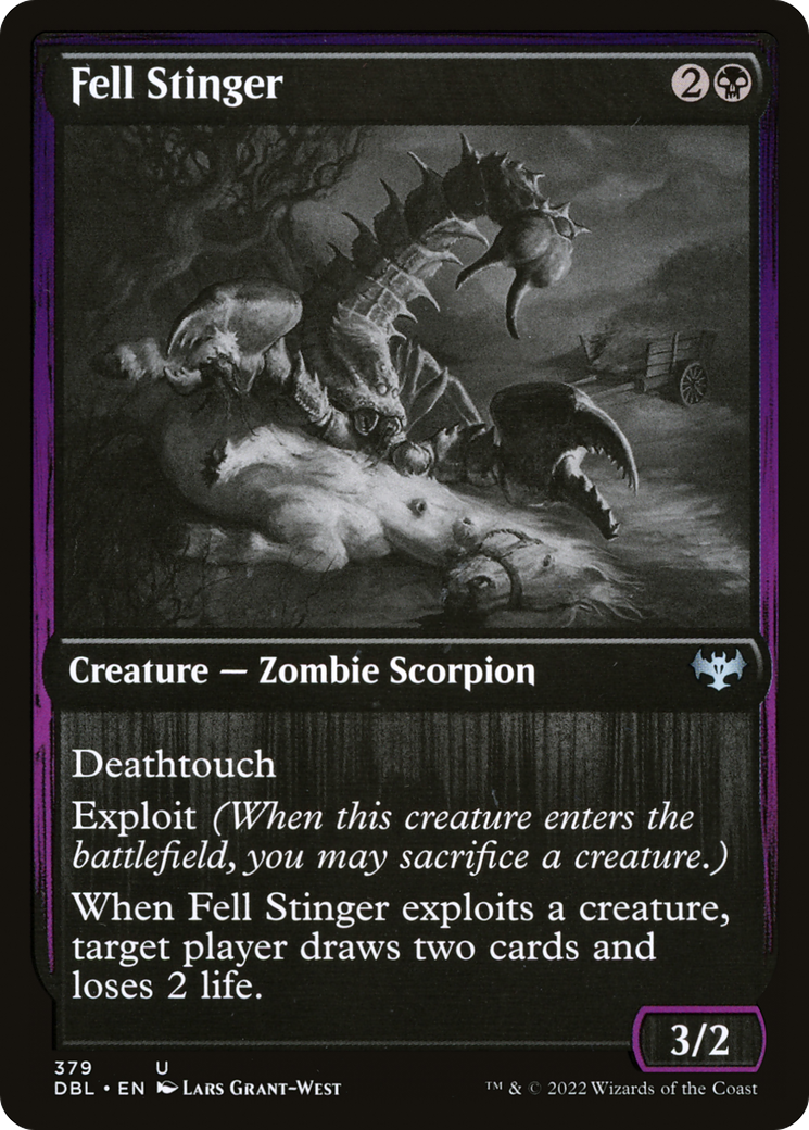 Image of Fell Stinger (DBL-379) - Innistrad: Double Feature Foil