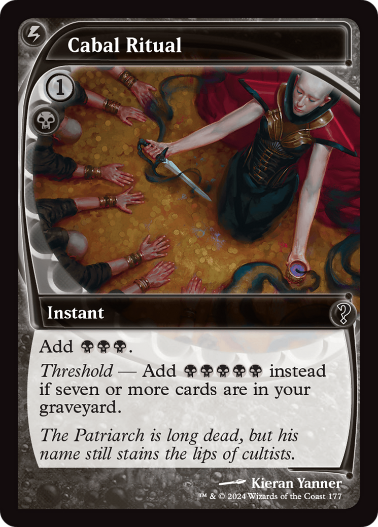Image of Cabal Ritual (Future Sight) (MB2-177) - Mystery Booster 2 Foil