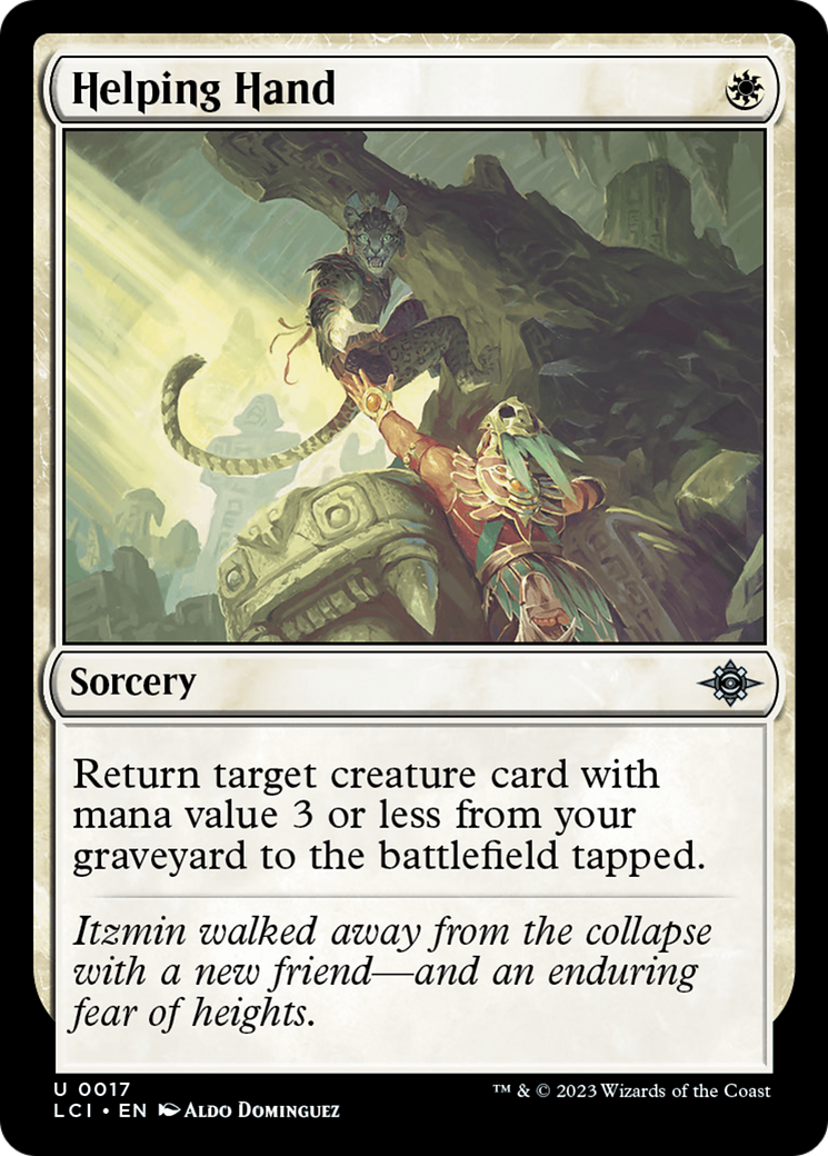 Image of Helping Hand (LCI-017) - The Lost Caverns of Ixalan Foil