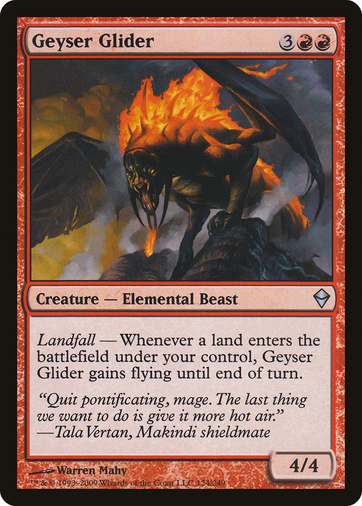 Image of Geyser Glider (ZEN-124) - Zendikar