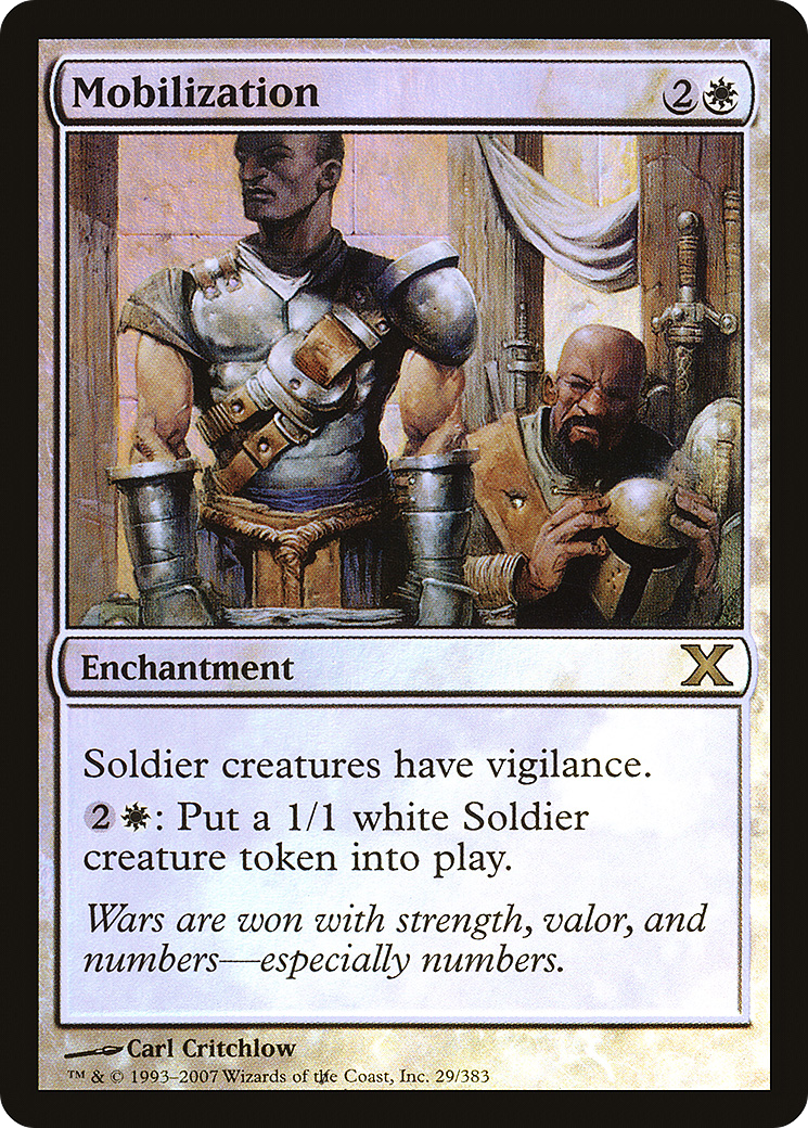 Image of Mobilization (10E-29★) - Tenth Edition Foil