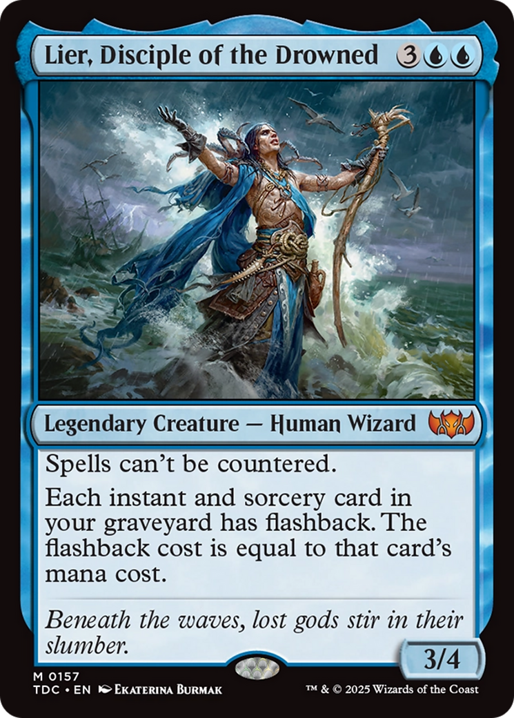 Image of Lier, Disciple of the Drowned (TDC-157) - Commander: Tarkir: Dragonstorm