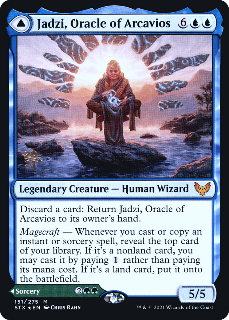 Image of Jadzi, Oracle of Arcavios (PRE-151) - Strixhaven: School of Mages Promos Foil