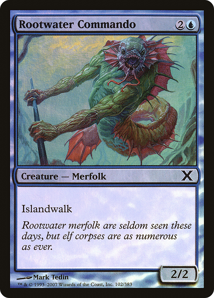 Image of Rootwater Commando (10E-102★) - Tenth Edition Foil