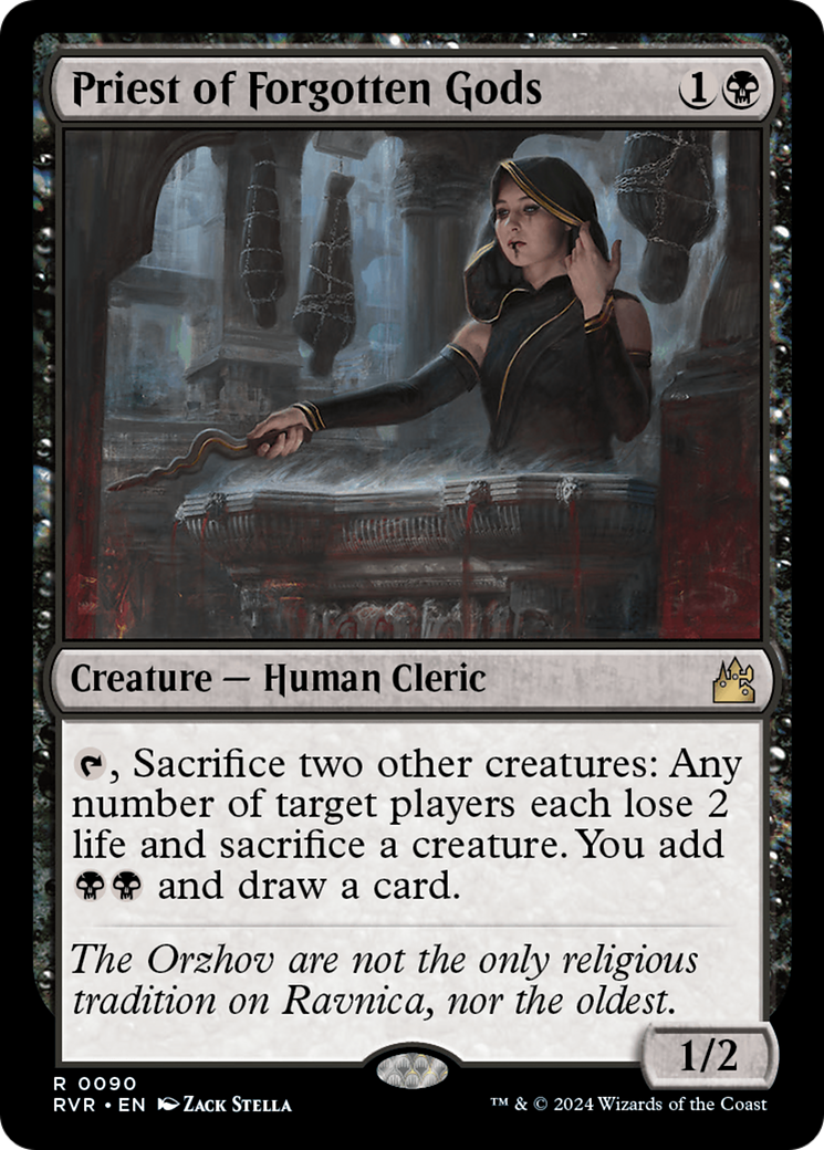 Image of Priest of Forgotten Gods (RVR-090) - Ravnica Remastered