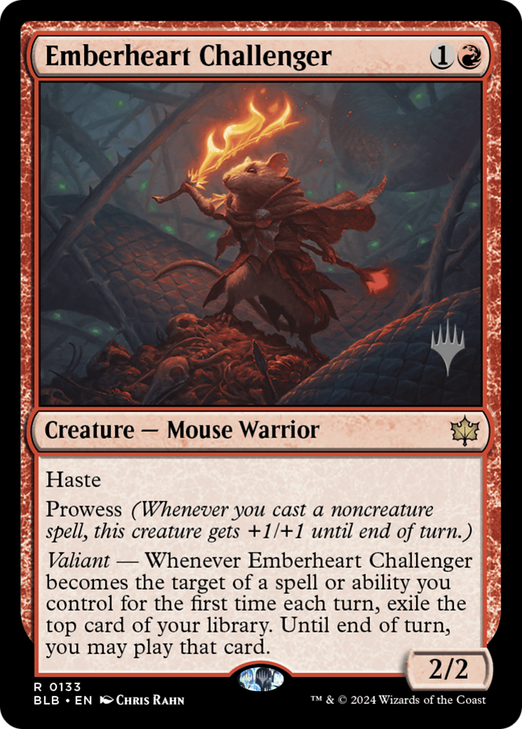 Image of Emberheart Challenger (PPBLB-133) - Bloomburrow Promos