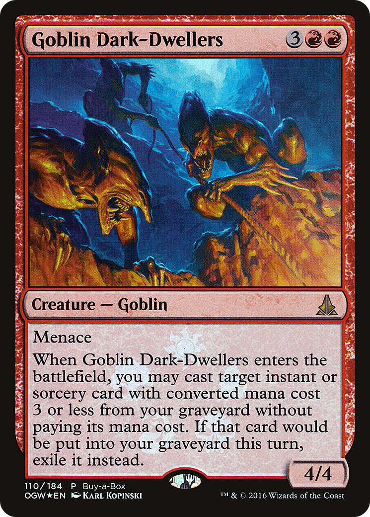 Image of Goblin Dark-Dwellers (BABP-110) - Oath of the Gatewatch Promos Foil