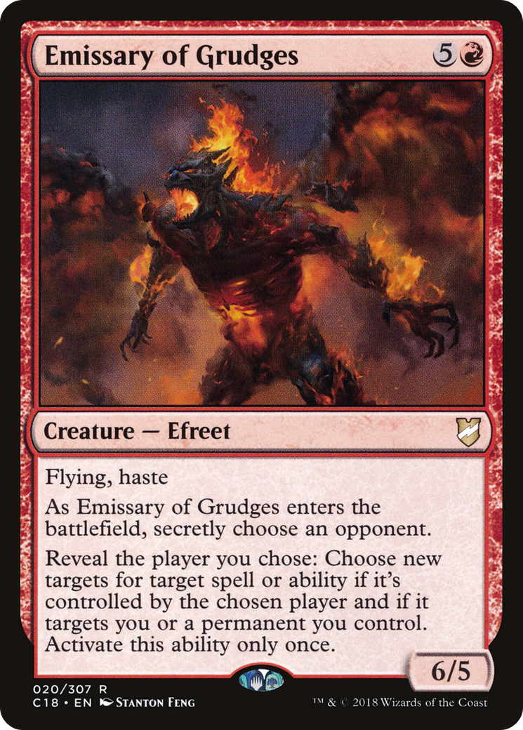 Image of Emissary of Grudges (C18-020) - Commander 2018