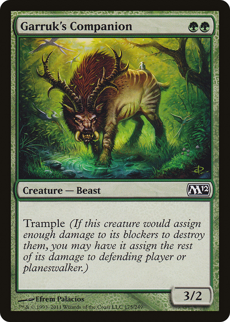 Image of Garruk's Companion (M12-175) - Magic 2012 Foil