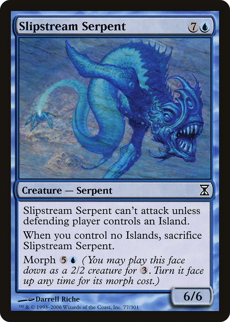 Image of Slipstream Serpent (TSP-077) - Time Spiral Foil