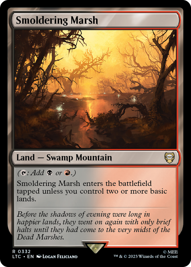 Image of Smoldering Marsh (LTC-332) - Tales of Middle-earth Commander