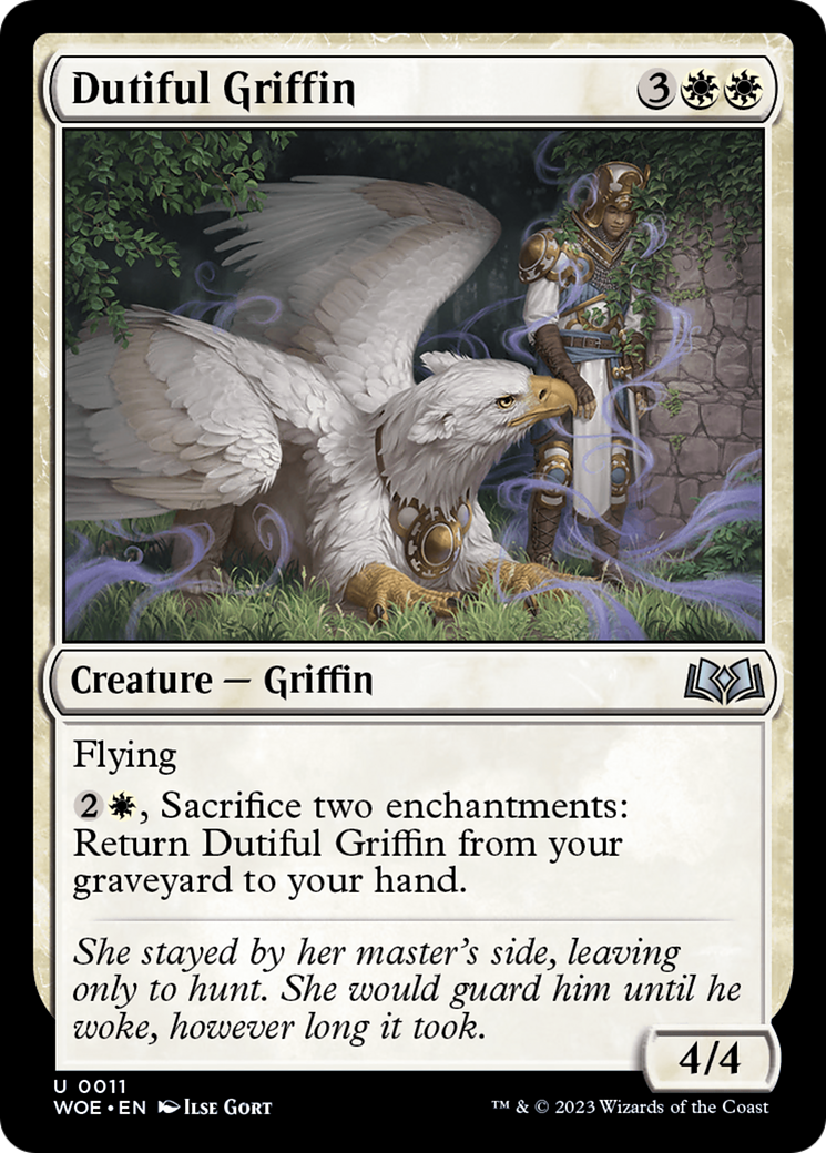 Image of Dutiful Griffin (WOE-011) - Wilds of Eldraine