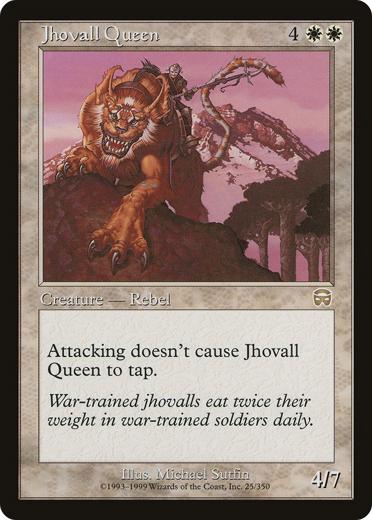 Image of Jhovall Queen (MMQ-025) - Mercadian Masques Foil