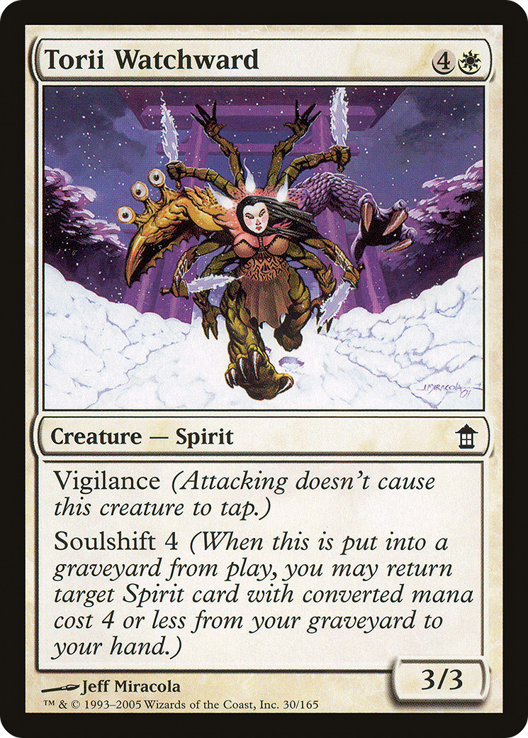 Image of Torii Watchward (SOK-030) - Saviors of Kamigawa