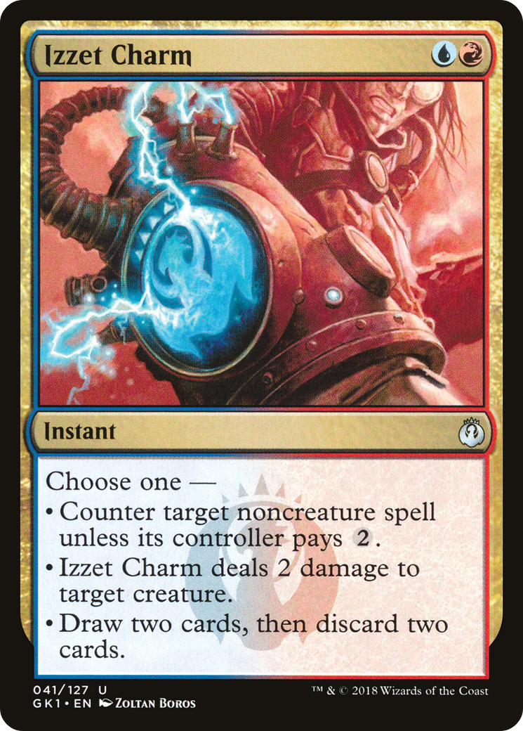 Image of Izzet Charm (GR1-041) - GRN Guild Kit