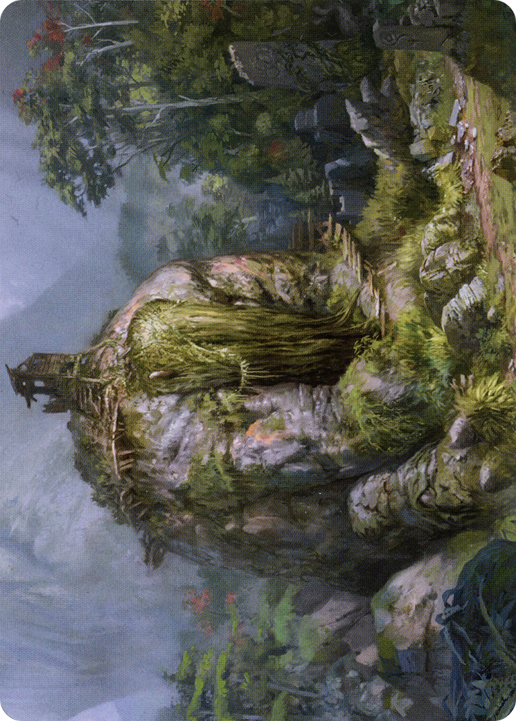 Image of Gnottvold Slumbermound // Gnottvold Slumbermound (ASKHM-070) - Art Series: Kaldheim (Borderless)