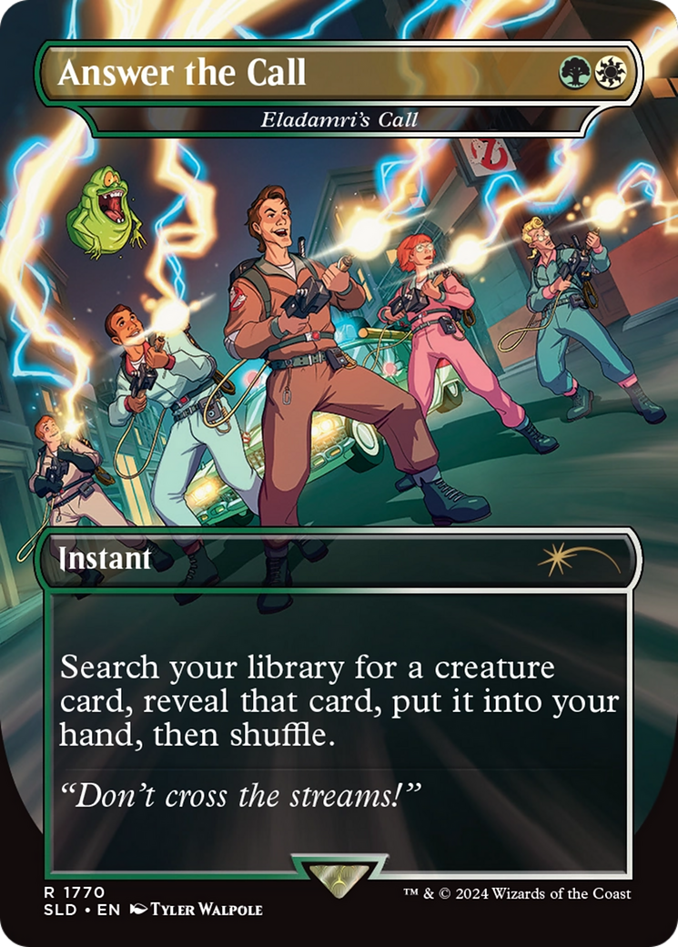 Image of Eladamri's Call (SLD-1770) - Secret Lair Drop / Answer the Call (Borderless) Foil