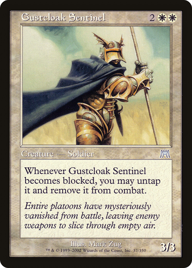 Image of Gustcloak Sentinel (ONS-037) - Onslaught Foil