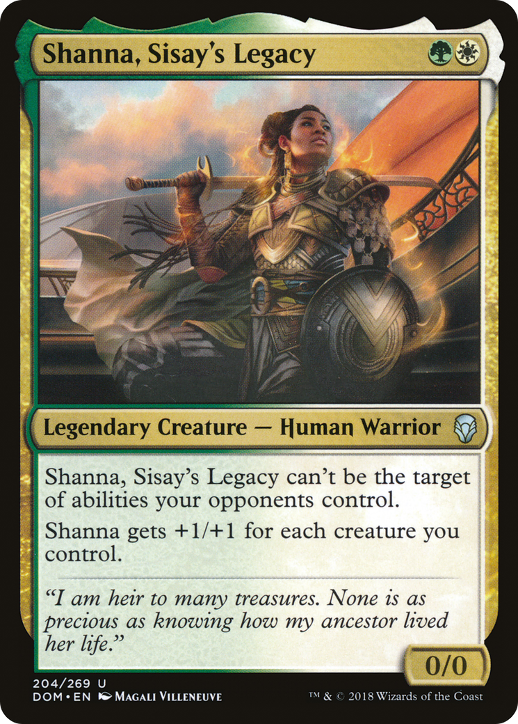Image of Shanna, Sisay's Legacy (DOM-204) - Dominaria