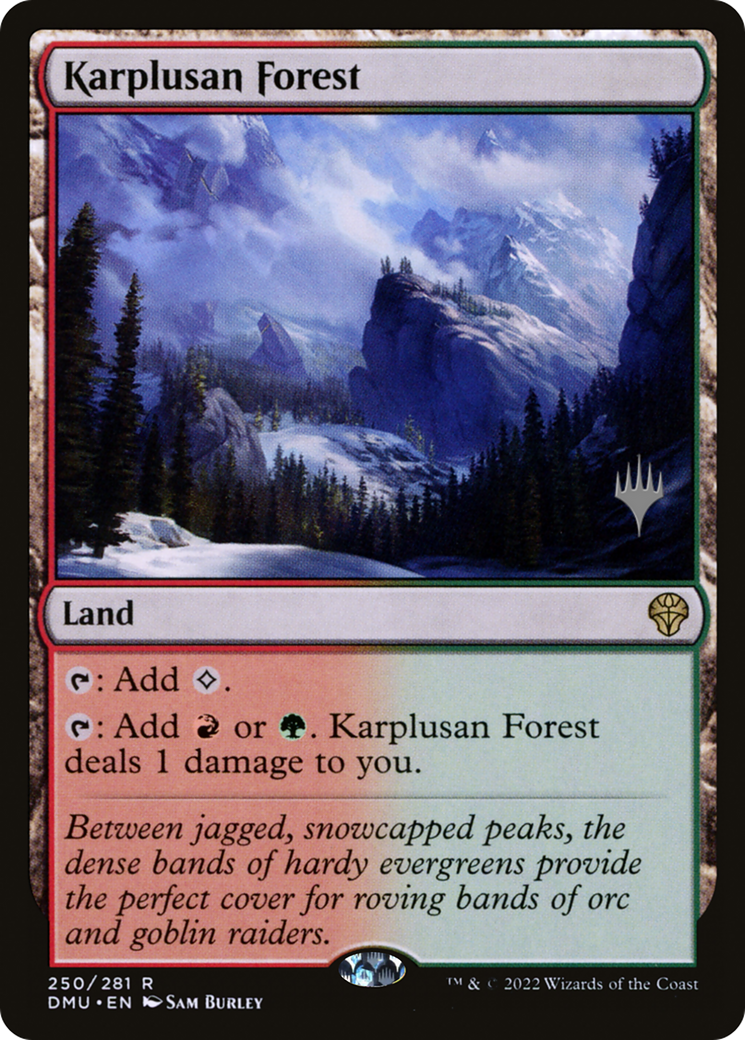Image of Karplusan Forest (PPDMU-250) - Dominaria United Promos Foil