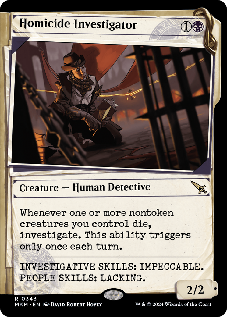 Image of Homicide Investigator (Showcase) (MKM-343) - Murders at Karlov Manor: (Showcase)