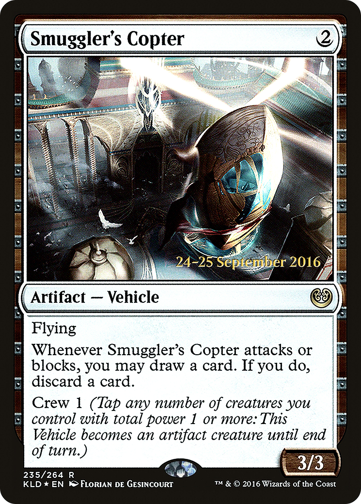 Image of Smuggler's Copter (PRE-235S) - Kaladesh Promos Foil