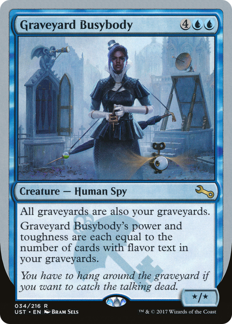 Image of Graveyard Busybody (UST-034) - Unstable Foil