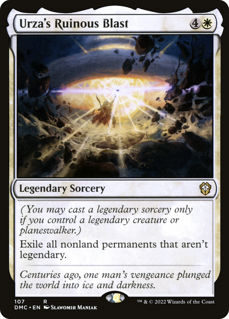 Image of Urza's Ruinous Blast (DMC-107) - Dominaria United Commander