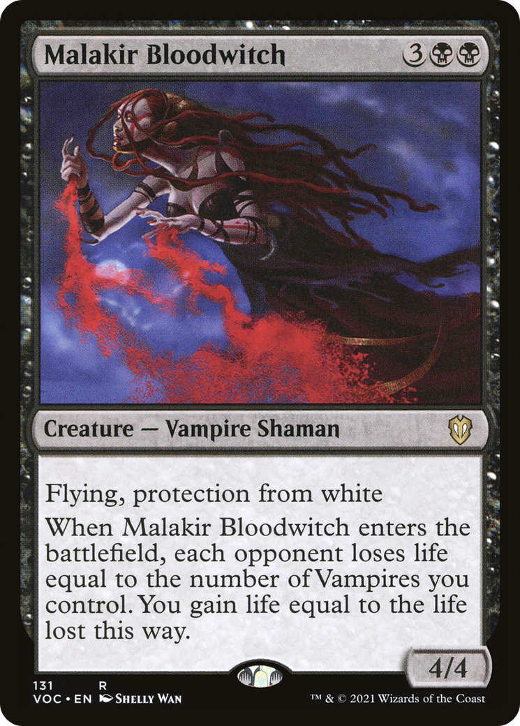 Image of Malakir Bloodwitch (VOC-131) - Crimson Vow Commander
