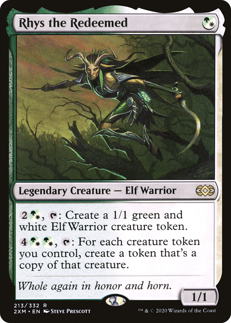 Image of Rhys the Redeemed (2XM-213) - Double Masters Foil