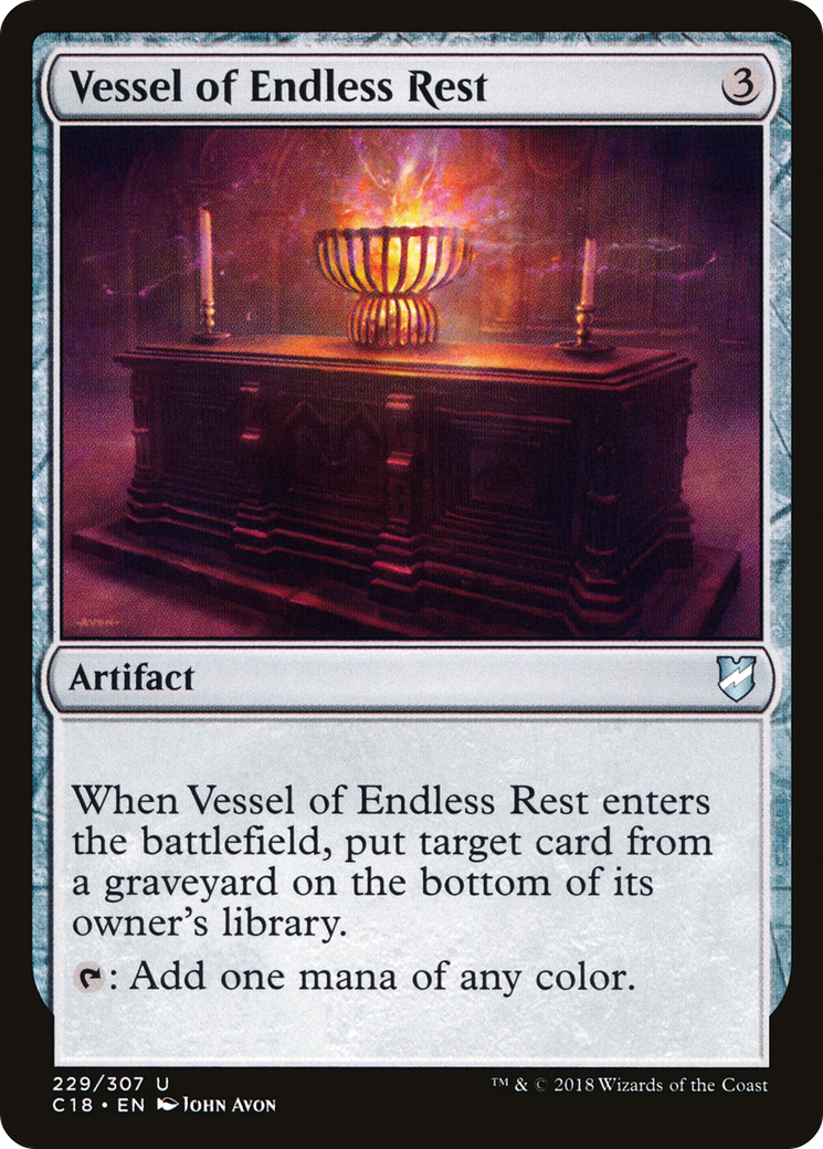 Image of Vessel of Endless Rest (C18-229) - Commander 2018