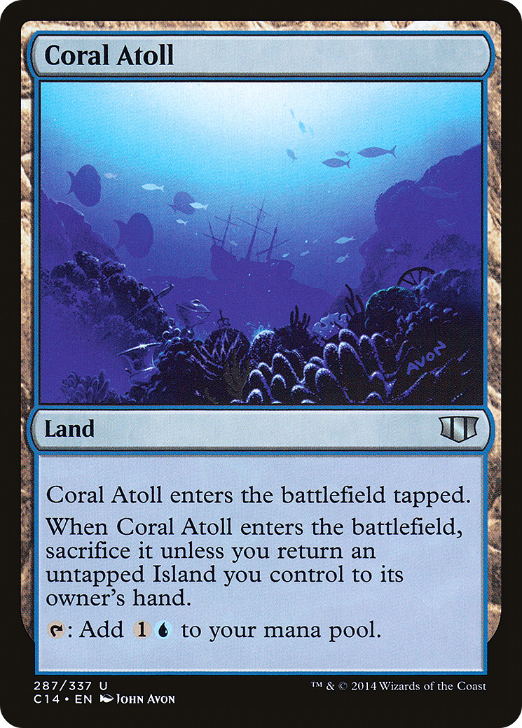 Image of Coral Atoll (C14-287) - Commander 2014