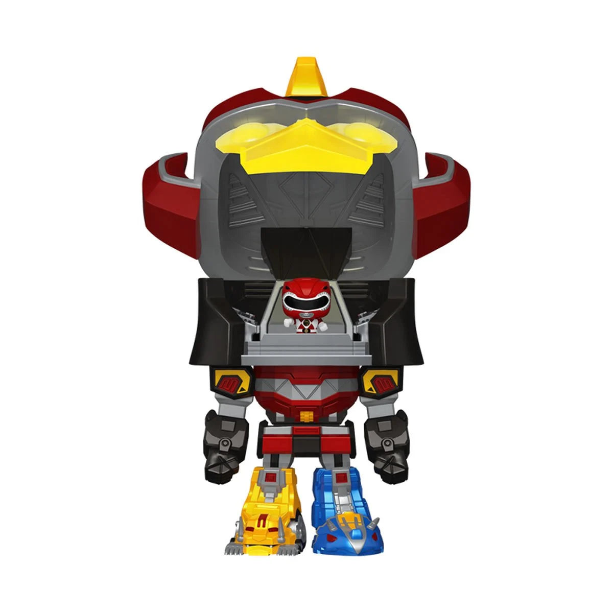 Image of Mighty Morphin Power Rangers Megazord with Red Ranger Funko Bitty Pop! Bitty Bot Vinyl Figure