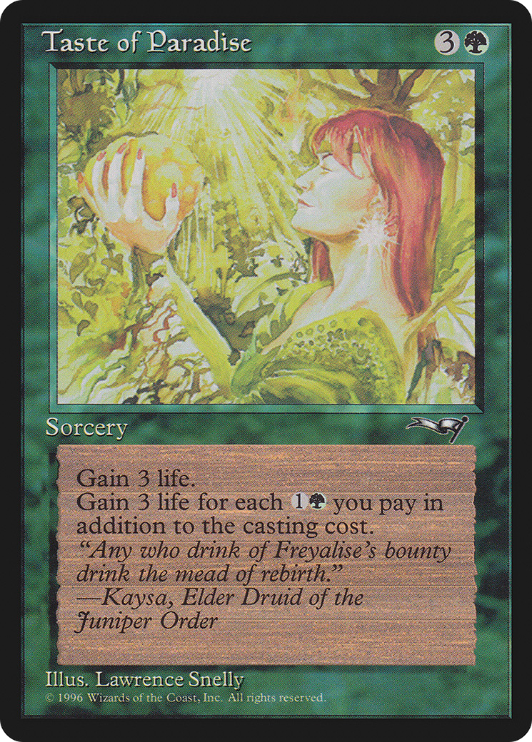 Image of Taste of Paradise (Holding Fruit) (ALL-085) - Alliances