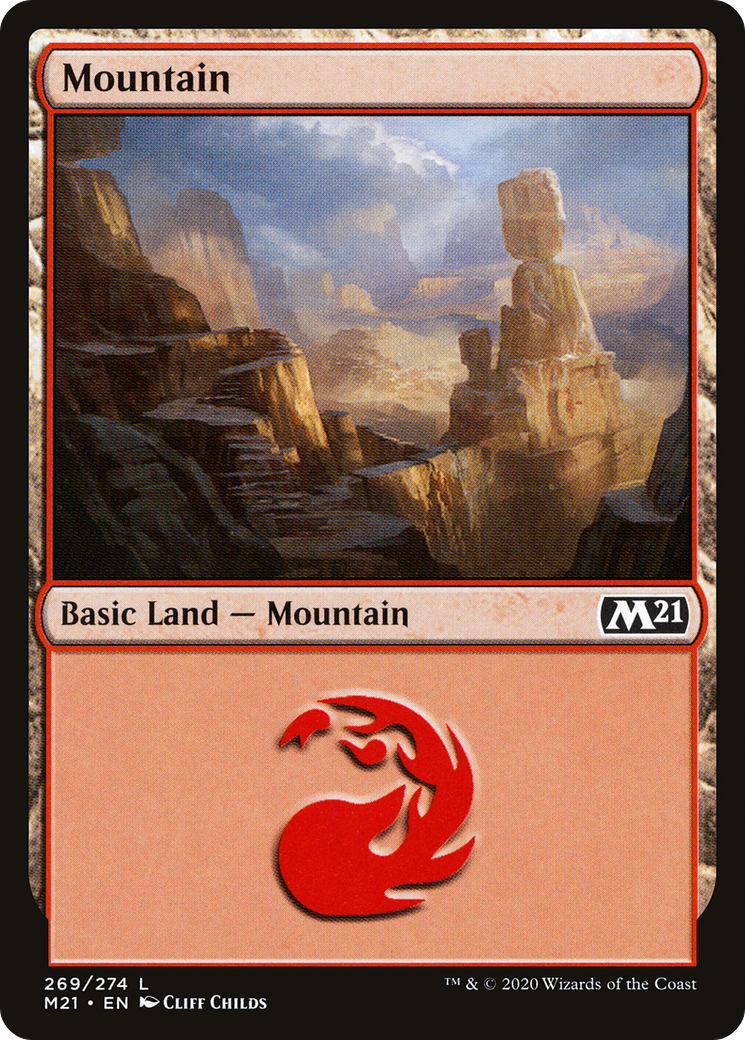 Image of Mountain (269) (M21-269) - Core Set 2021 Foil