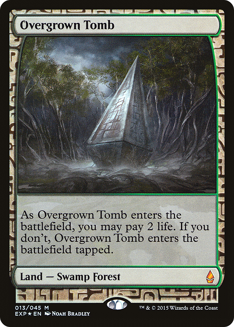 Image of Overgrown Tomb (EXP-013) - Zendikar Expeditions Foil