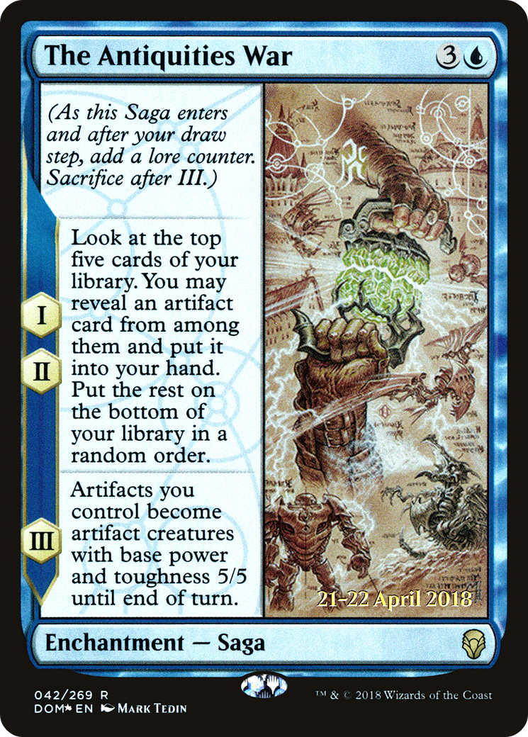 Image of The Antiquities War (PRE-42S) - Dominaria Promos Foil