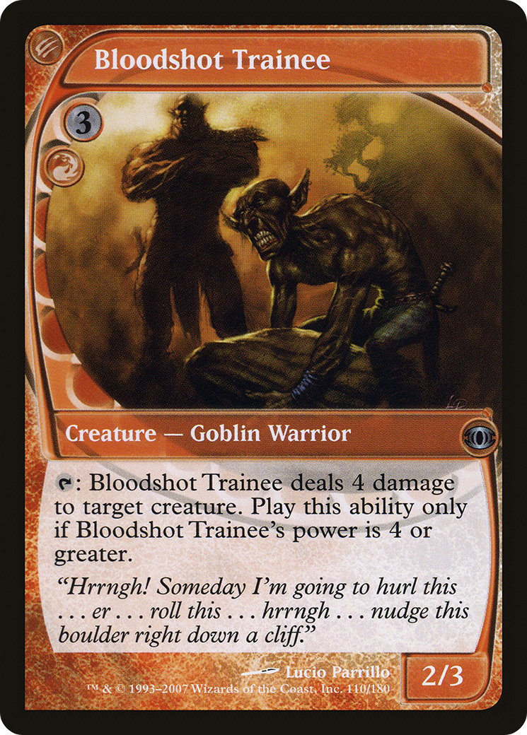 Image of Bloodshot Trainee (FUT-110) - Future Sight